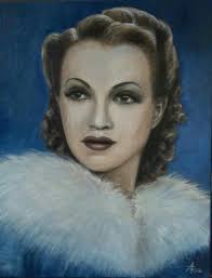 Biografie / herci a herečky. Ala Ruzickova Obrazy Adina Mandlova Portret Mal Ala Ruzickova Olej Platno