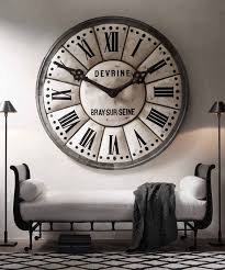 The Bliss List Oversized Wall Clock Big Wall Clocks Clock