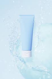 Beauty Product With Blue Water Splash In 2020 Blue Water Splash Aztec Design Background