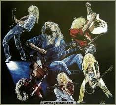 Beautiful Art Of Steve Clark Not My Art Rock N Roll Art Gallery Artwork Def Leppard