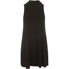 Topshop Petite High Neck Flippy Tunic 30 Liked On Polyvore Featuring Tops Tunics Dresses Topshop Grey Petite Grey Tunic Gray Black High Neck Top Petite Tops Topshop Tops