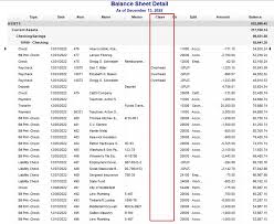 solved balance sheet by class in quickbooks pro 2019