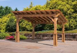 Lean To Style Pavilion Backyard Pavilion Outdoor Pavilion Patio Plans