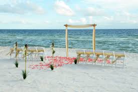 Champagne And Coral Beach Wedding Arbor Panama City Beach Florida Destination Beach Wedding Sunset Beach Weddings Beach Destination Wedding Beach Sunset