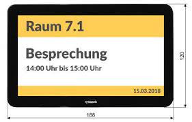 pin auf digitale turschilder