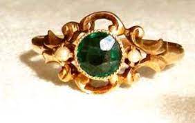 Civil War Era Wedding Ring Seed Pearl Ring Antique Jewelry Rings Antique Gold Rings
