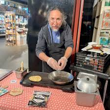 Nando Jaramillo from @moonandstarsvt is at the Co-op sharing samples today,  April 25th from 12:00pm