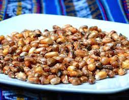 How To Make Cancha Or Peruvian Style Corn Nuts Recipe Corn Nut Corn Recipes Food