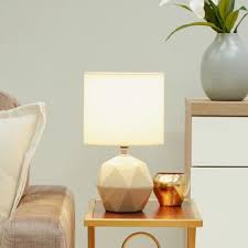 Buy Lighting From Homecentre اضاءة لغرف المعيشة مصابيح السقف مصابيح الطاولة هوم سنتر السعودية Ceramic Table Table Lamp Beige Ceramic