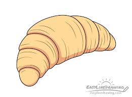 How to draw a croissant when you can't really draw a croissant. How To Draw A Croissant Step By Step Easylinedrawing