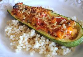 Top it with grated cheese and mozzarella how to make vegetarian stuffed zucchini boats. Summer Veggie Stuffed Zucchini Mountain Mama Cooks