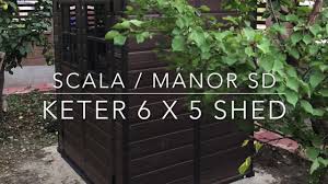 Keter Scala 6 X 5 Manor 6 X 5 Sd Assembly Youtube