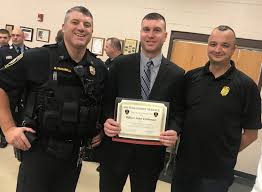 Today our very own Officer John Eshleman was recognized by the Gates Fire  District for his efforts in saving a life. On October 26th, 2017 Officer  Eshleman responded to a house fire