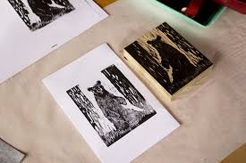 Learn how to screen print at home! Block Printing Tutorial Arts Crafts Ideas