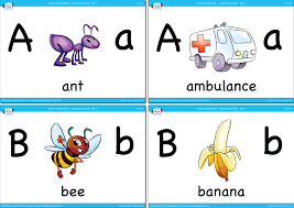 Swipe through letter flash cards, and tap on a card to reveal a random . Alphabet Vocabulary Flashcards Set 2 Super Simple