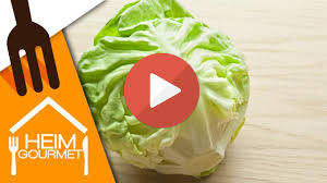 Genial Salat In Sekundenschnelle Servierfertig Nie Mehr Salat Schneiden Salat Gourmet Eisbergsalat Schneiden