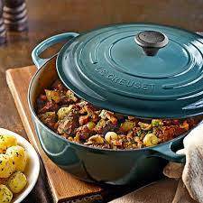 Le Creuset Signature Round Wide Dutch Oven Williams Sonoma In Color Ocean Le Creuset Dutch Oven Recipes Le Creuset Dutch Oven Easy Instant Pot Recipes