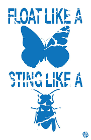 Float Like A Butterfly Sting Like A Bee перевод Pin On Quotes