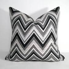 Black And White Striped Outdoor Fabric Canada Black White Outdoor Pillow Cover Grey Chevron By Mazizmuse With Images Outdoor Pillow Covers Grey Outdoor Pillows Chevron Pillow Covers