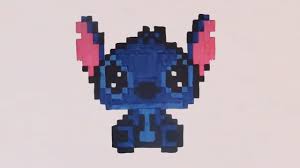 Découvrez des centaines de modèles de pixel art faciles à réaliser et à imprimer, à recopier ou à créer avec (ou sans) matériel ! Dessin Pixel Art Stitch Gamboahinestrosa