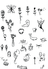 Pin By Strawtaeberry On Tattoo Minimalist Drawing Small Tattoos Cute Tattoos