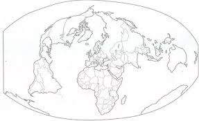 Carte Du Monde Vierge Projection Polaire Carte Carte Du Monde Carte Fond De Carte