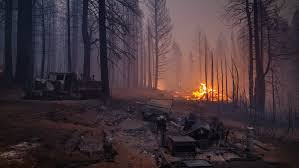 22 hours ago · a firefighter works to head off a spot fire that started on a ridge behind a business on highway 50 in strawberry, calif., on saturday. The Caldor Fire Is Growing In California East Of The State Capital The New York Times