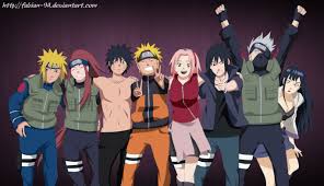 Road To Ninja Naruto La Pelicula Minato Namikaze Kushina Uzumaki Menma Uzumaki Naruto Uzumaki Sakura Haruno Sasuke U Naruto Naruto The Movie Anime Naruto
