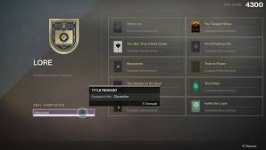 For those of you yet to burn through bungie's major expansion, the dreaming city is a brand new area. Forsaken Lore Triumphs Destiny 2 Light Dawn Dusk Darkness