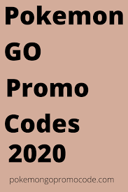 Pokemon Go Promo Codes April 2020 Pokemon Go Pokemon Free Promo Codes