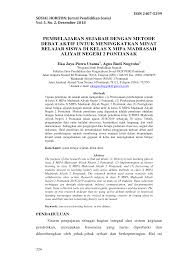 Olehkarenanya, para pengelola museum dan sekolah perlu bersinergi meningkatkan minat siswa terhadap mata pelajaran sejarah nusantara. Https Journal Ikippgriptk Ac Id Index Php Sosial Article Download 1001 870