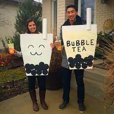 Bubble Tea Couples Costume Idea Festival Costumes Couples Costumes Bubble Tea