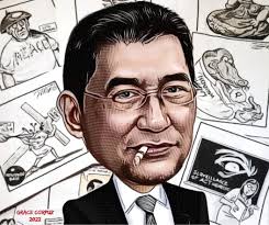 REST IN POWER, RENE ARANDA 🙏 In honor of the Philippine Star's chief  editorial cartoonist Rene Aranda, fellow artists mourned his passing  through caricature illustrations of him. Aranda's family announced his  demise