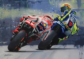 Marc Marquez Nd Valentino Rossi Limited Edition Art Print Etsy In 2020 Valentino Rossi Vr46 Valentino Rossi Marc Marquez