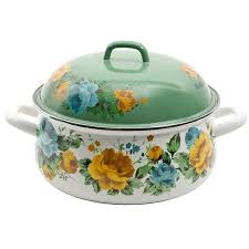 The Pioneer Woman Rose Shadow 4 Quart Dutch Oven Walmart Com Pioneer Woman Kitchen Enamel Dutch Oven Pioneer Woman