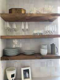 2 Thick Solid Wood Floating Shelf Rough Sawn Wood Wood Floating Shelves Kitchen Shelves Floating Shelves