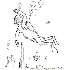 Your little one will enjoy letting their imagination run wild with this scuba diving coloring page. Diving Coloring Page 10 Coloring Page For Kids Free Others Printable Coloring Pages Online For Kids Coloringpages101 Com Coloring Pages For Kids