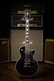 Epiphone Les Paul Custom Electric Guitar Ebony Walt Grace Vintage