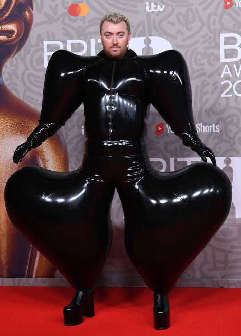 Sam Smith stuns in inflatable Brit Awards outfit  CNN