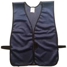 Royal blue safety vest with 3m. Navy Blue Safety Vests Soft Mesh Plain Vests Walmart Com Walmart Com