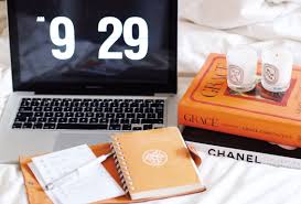 Thursday Morning Planning With Hermes Diary Macbook Pro Coffee Table Books Chanel And Grace All White Interior In Bed Mornings With Diptyque Candles