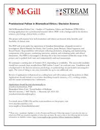 Dec 16, 2019 · 5+ free sample of motivation letter for the scholarship with writing tips and examples in word (doc) and pdf format. Postdoctoral Fellow In Biomedical Ethics Decision Science