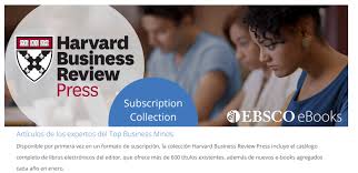 Acceso A Libros Electronicos De Harvard Business Review Y De Elibro