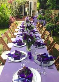 Search for party table decorations. 21 Ideas Garden Party Table Setting Lunches Purple Table Settings Purple Table Lunch Table Settings