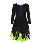 Sukienka dla malucha inspirowana Czarownicą: kostium mrocznej ...