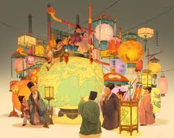 artstation 山海燈 鍾離華蟲huachong illustrations and posters illustration cartoon art