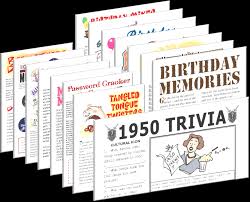 A lot of individuals admittedly had a hard t. 1950 Birthday Pack Free Party Games