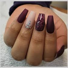 Check Out 70 Purple Elegant Chic Classy Nail Art Loved By Both Saint Sinner Burgundy Nails Classy Nails Nails
