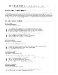 Tips and examples of how to put skills and achievements on a warehouse resume. Warehouse Operative Cv Template With Grey Headers Free Ms Word Cvtemplatemaster Com