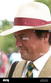 Russ Malkin the Producer of The Long Way Round with Ewan McGregor and  Charlie Boorman at the 2005 Goodwood Revival Stock Photo